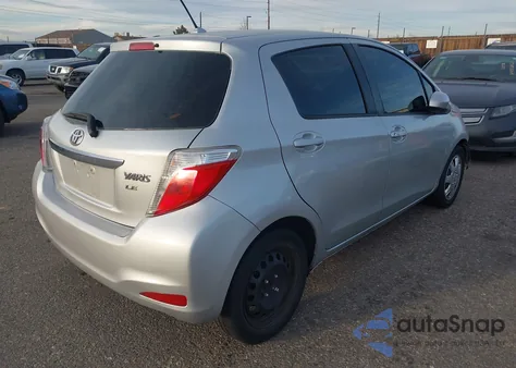 2012 Toyota Yaris Le из США, поврежденный, VIN JTDKTUD37CD523833